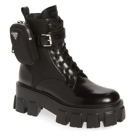 prada shoes winter 2019|prada combat boots with pouches.